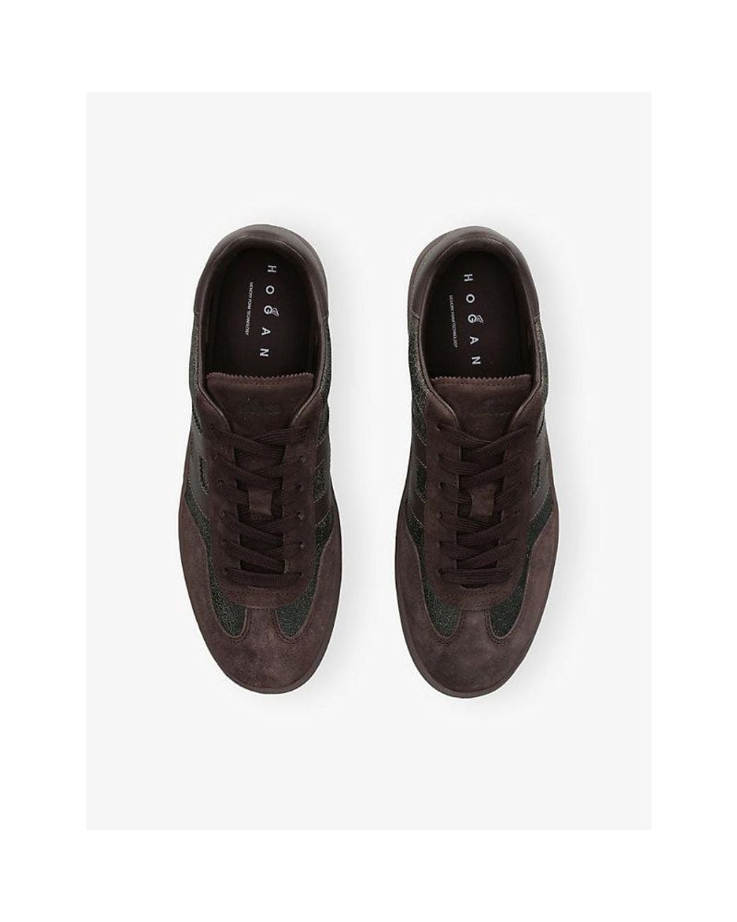 Hogan Black Cool Suede Trainers for men