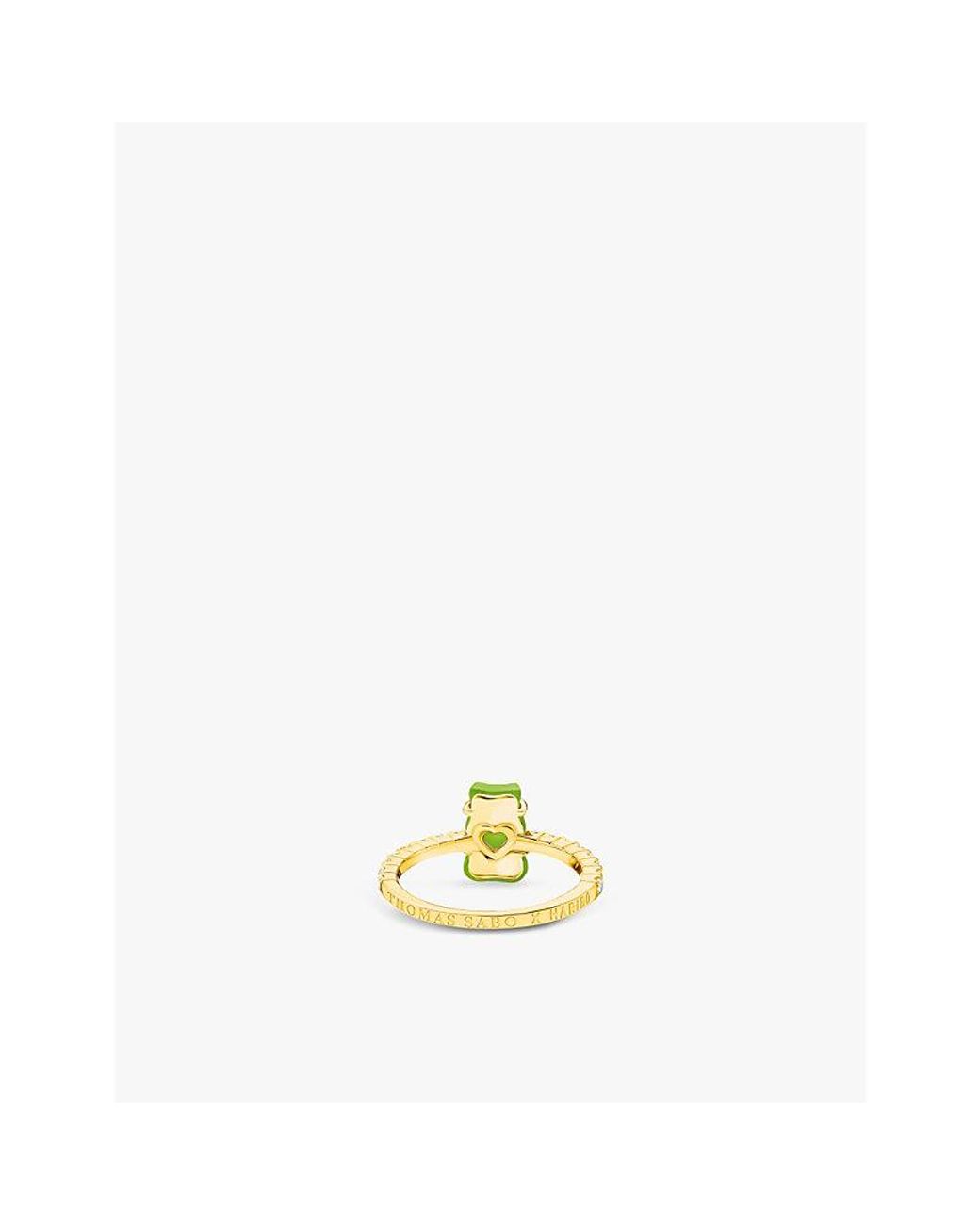 Thomas Sabo Yellow X Haribo 18Ct-Plated Sterling And Zirconia Ring