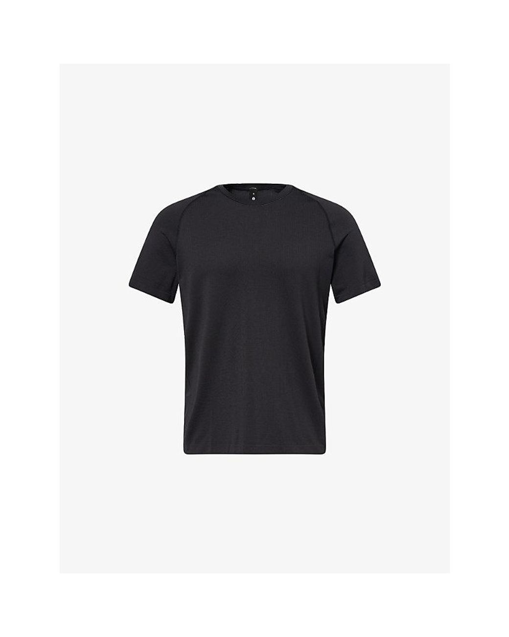 lululemon athletica Black Metal Vent Tech Short-Sleeve Woven T-Shirt for men