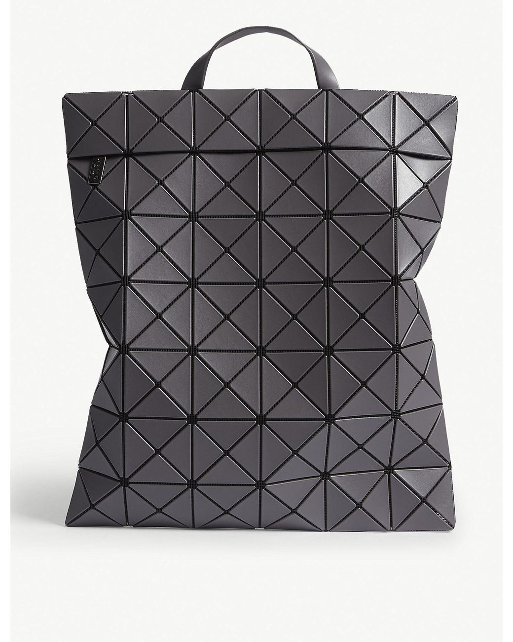 Bao Bao Issey Miyake Lucent Flat Pack Backpack in Gray | Lyst