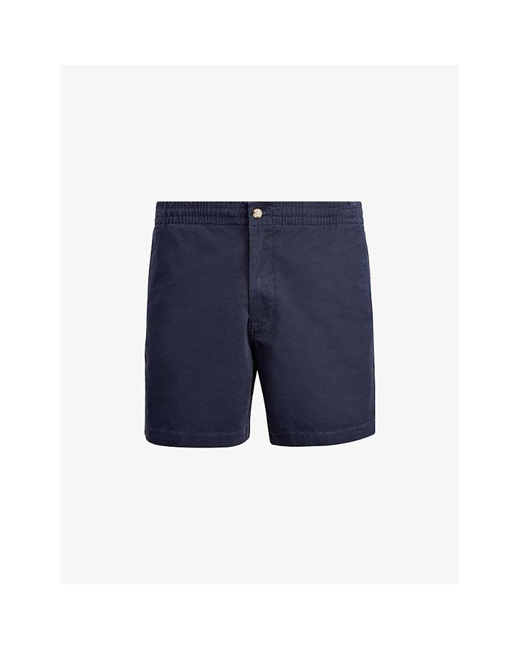 Polo Ralph Lauren Blue Polo Prepster Logo-Embroidered Stretch-Cotton Shorts for men