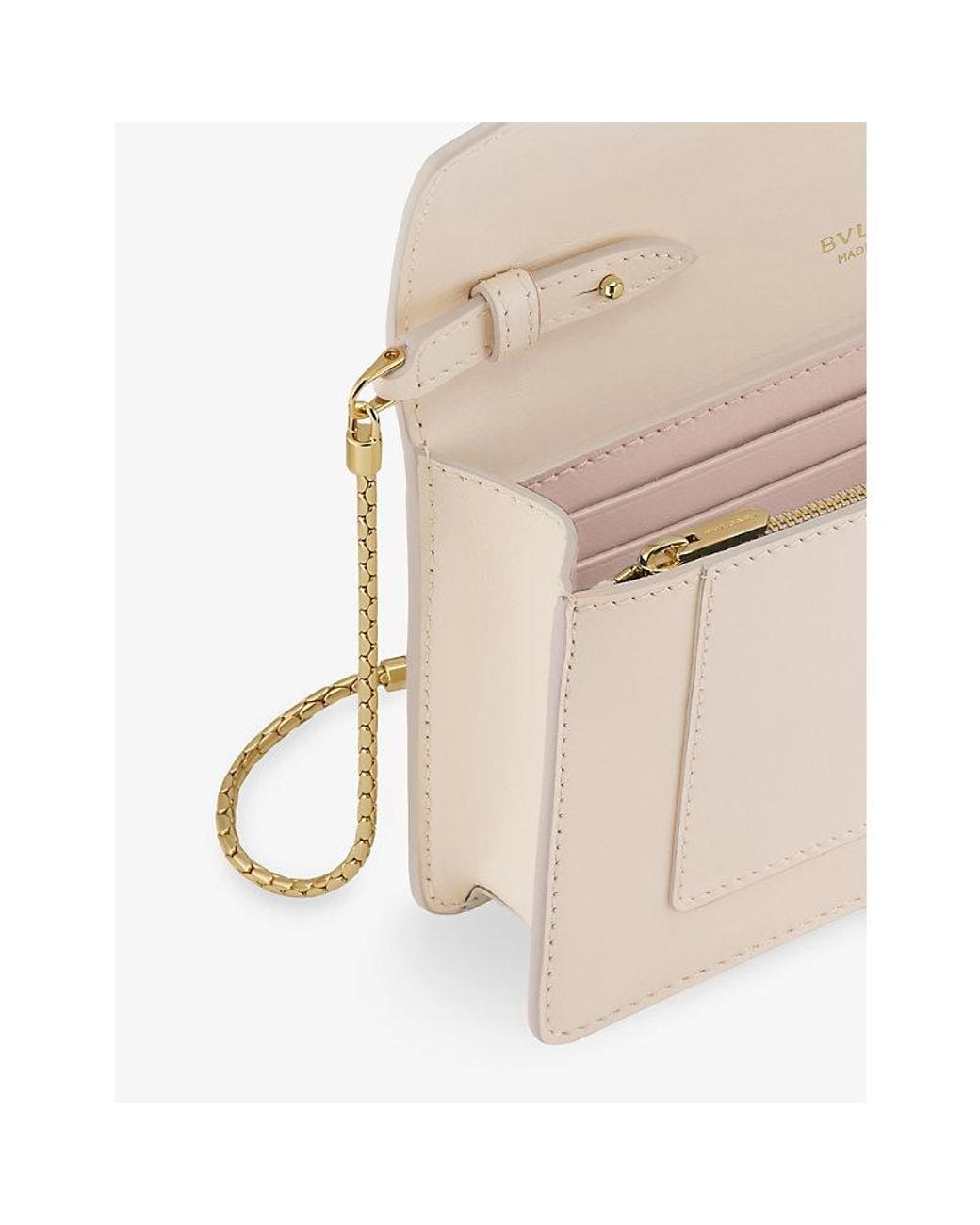 BVLGARI Natural Serpenti Forever Chain Leather Pochette