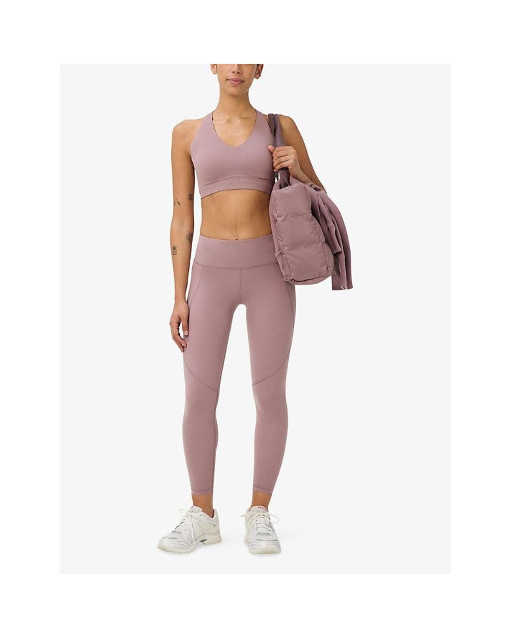 Sweaty Betty Purple Power 7/8 Gym Leggings