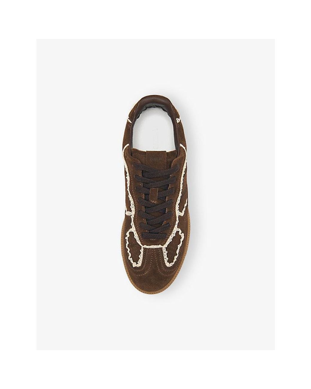 Alohas Brown Tb490 Crochet Suede Trainers