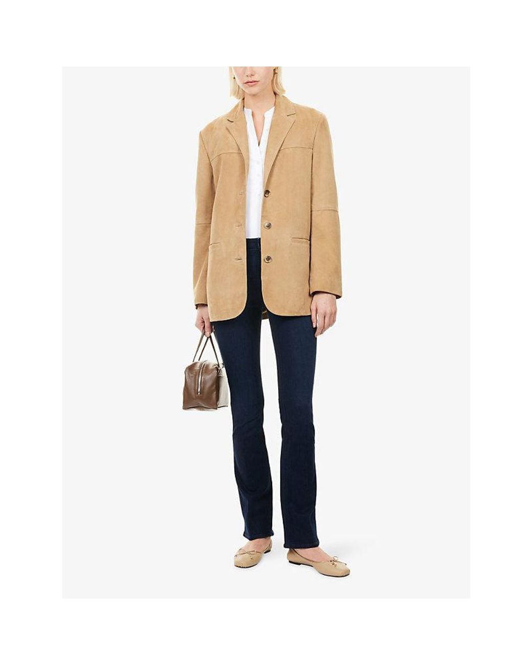 PAIGE Blue Manhattan Boot Slim-Fit Stretch-Denim Blend Jeans