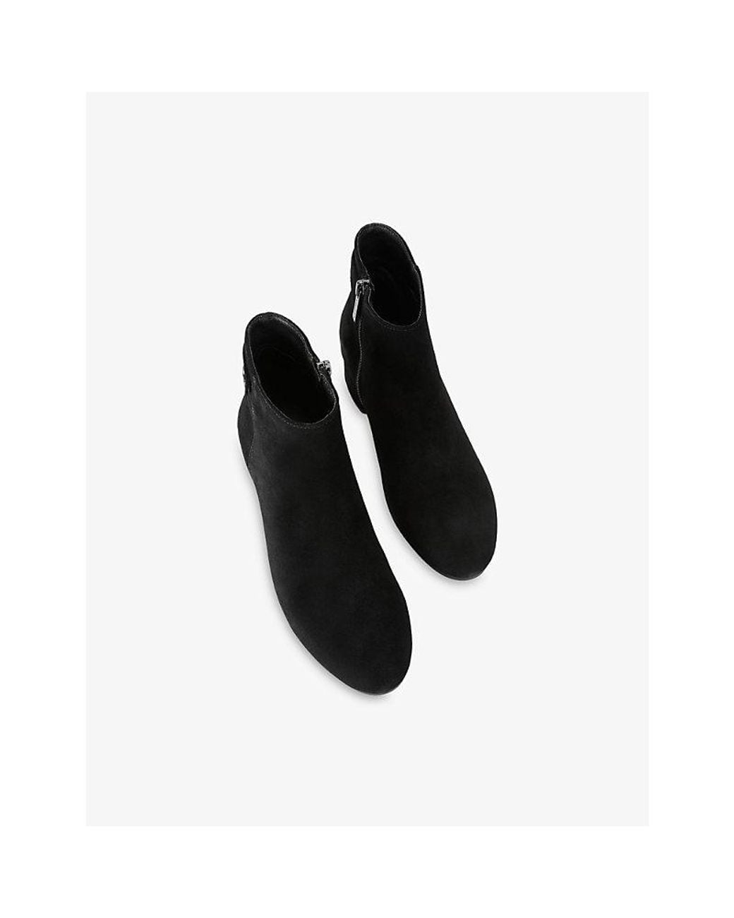 Carvela Kurt Geiger Black Gaia Suede Ankle Boots