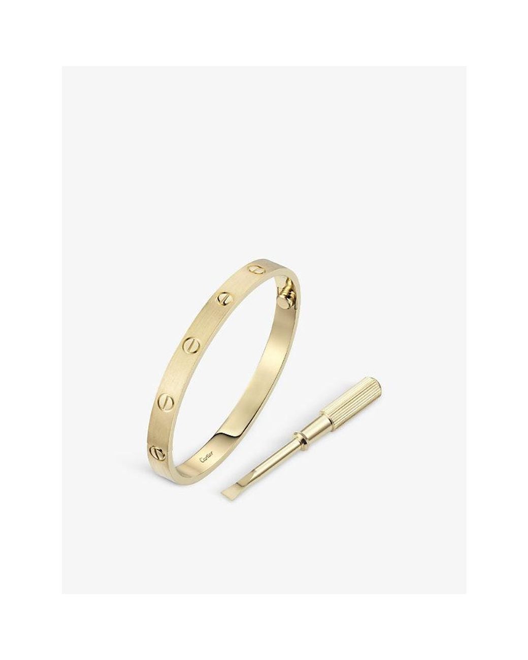 Cartier Natural Love Classic Brushed 18Ct- Bracelet