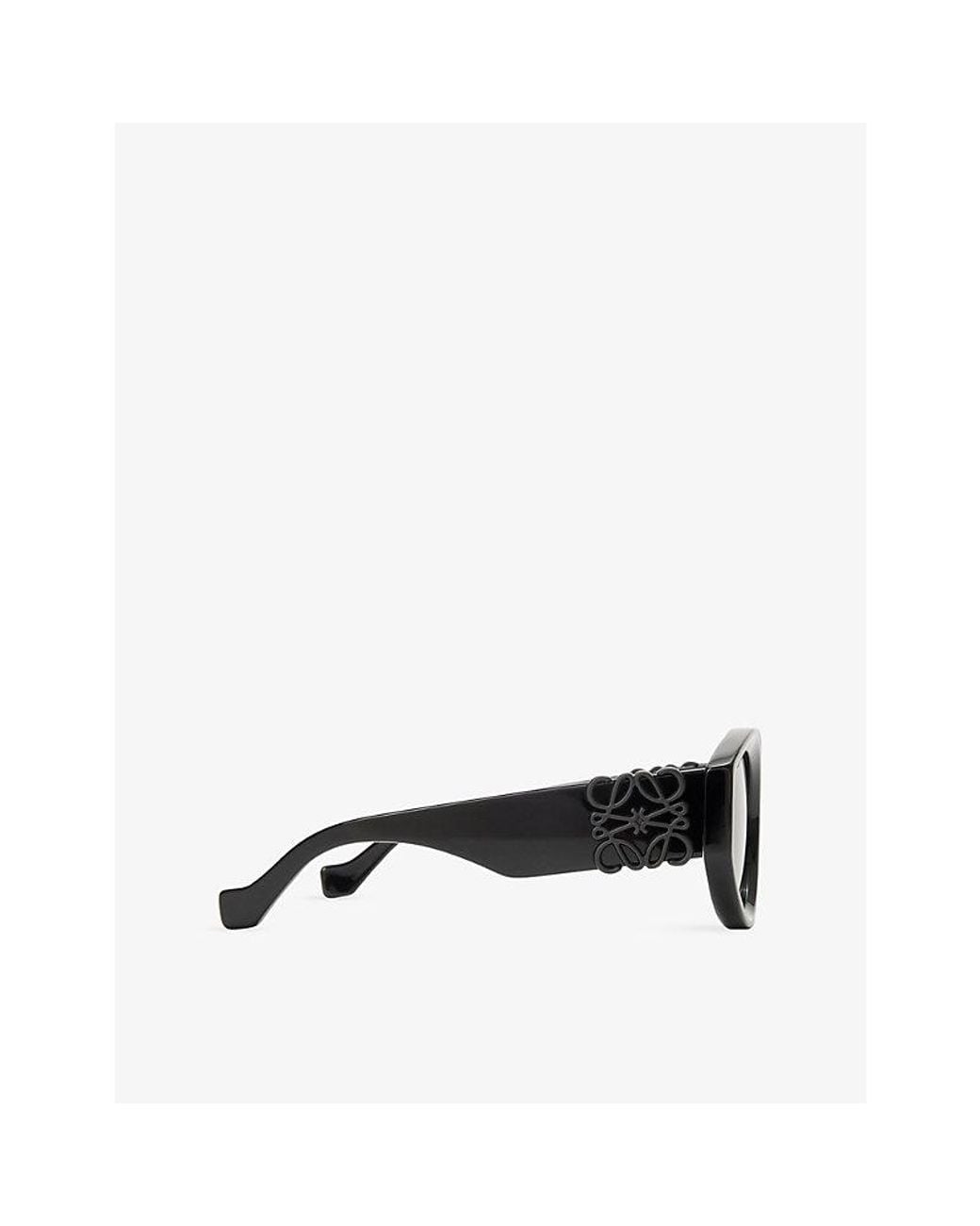 Loewe Black Butterfly-Frame Acetate Sunglasses