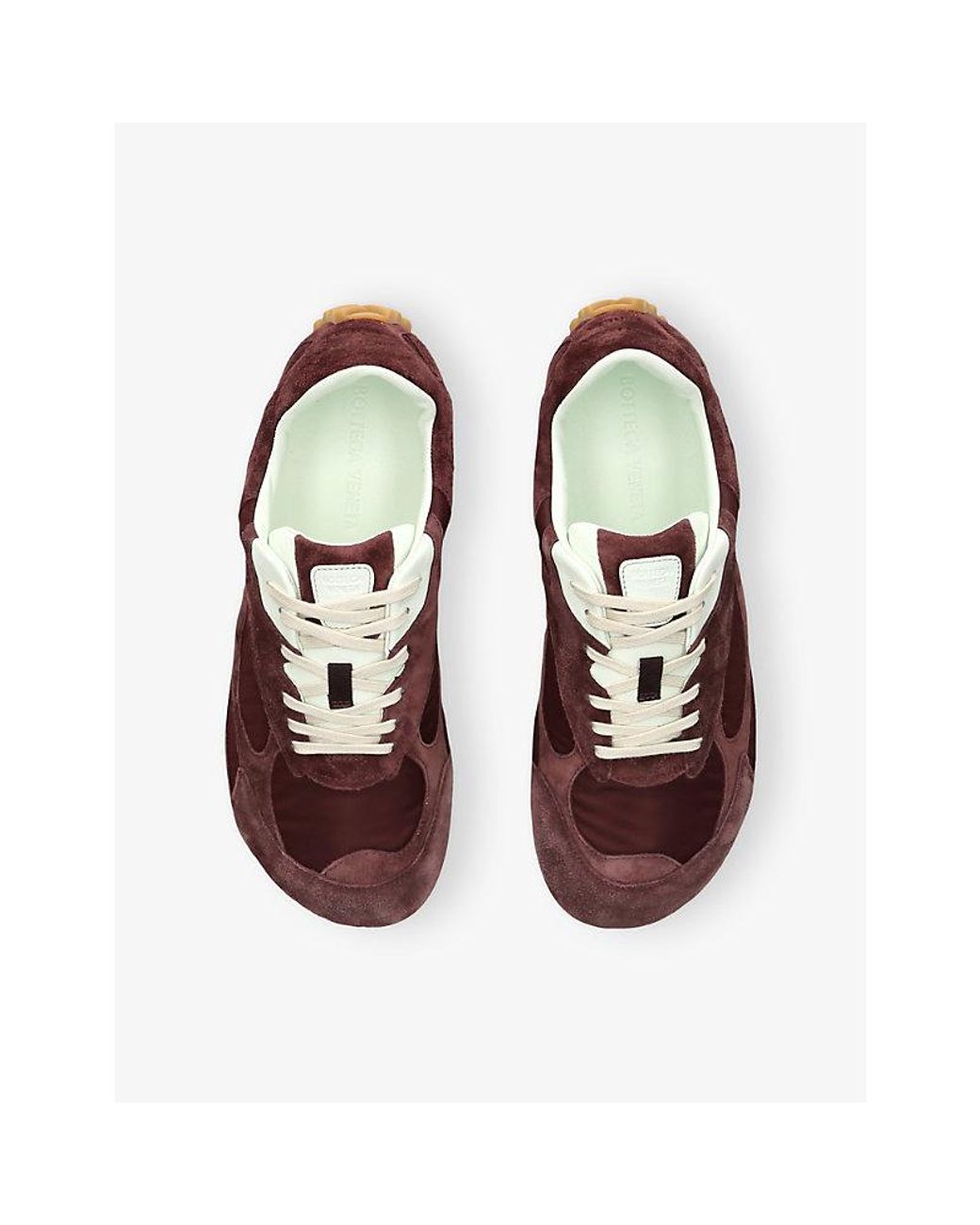 Bottega Veneta Brown Orbit Flash Suede Trainers for men