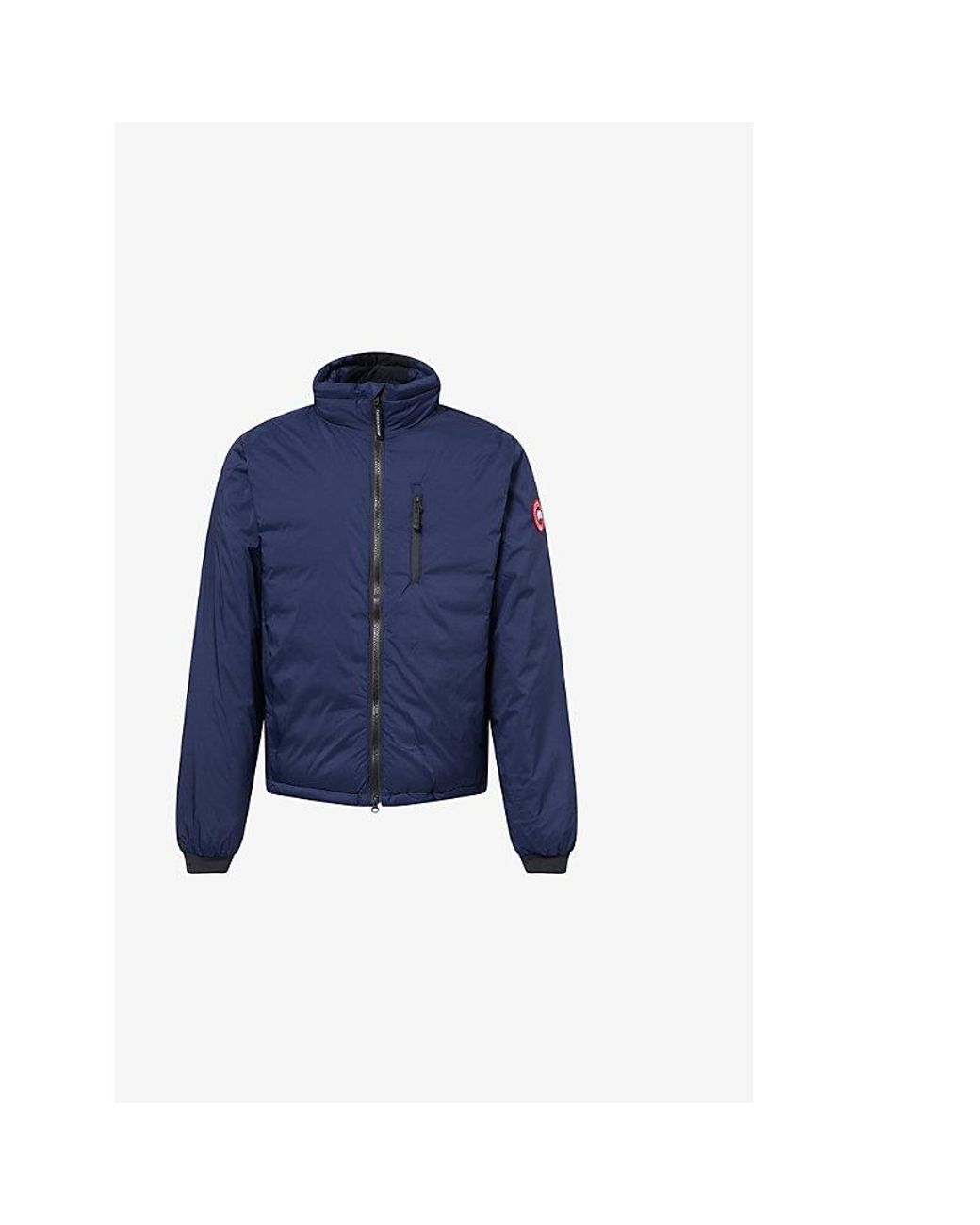 Canada Goose Blue Lodge High-Neck Shell-Down Jacket for men
