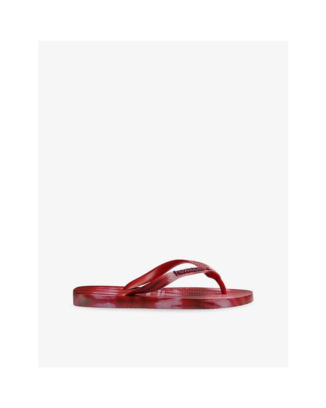 Havaianas Red Havanias X Isabel Marant Printed Rubber Sandals