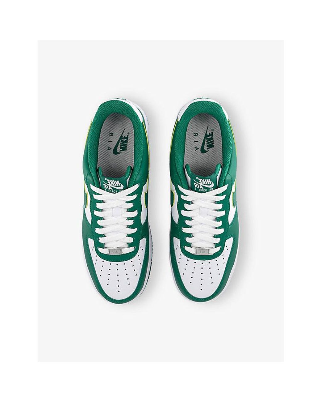 Nike Green Air Force 1 '07 Leather Trainers for men