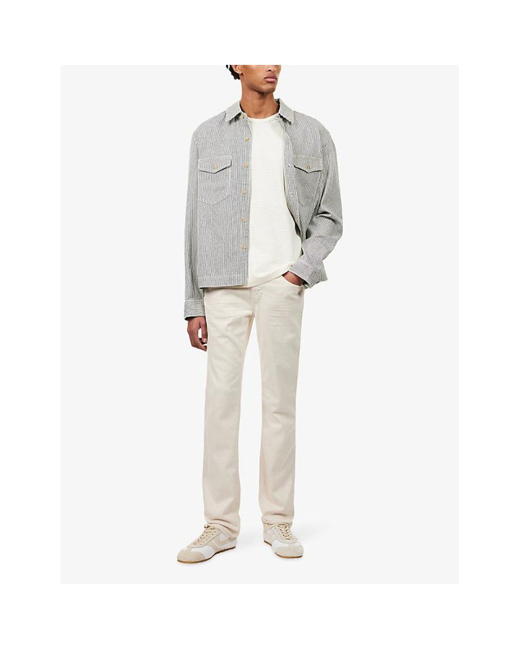 PAIGE Natural Transcend Federal 32' Slim Straight Jeans for men