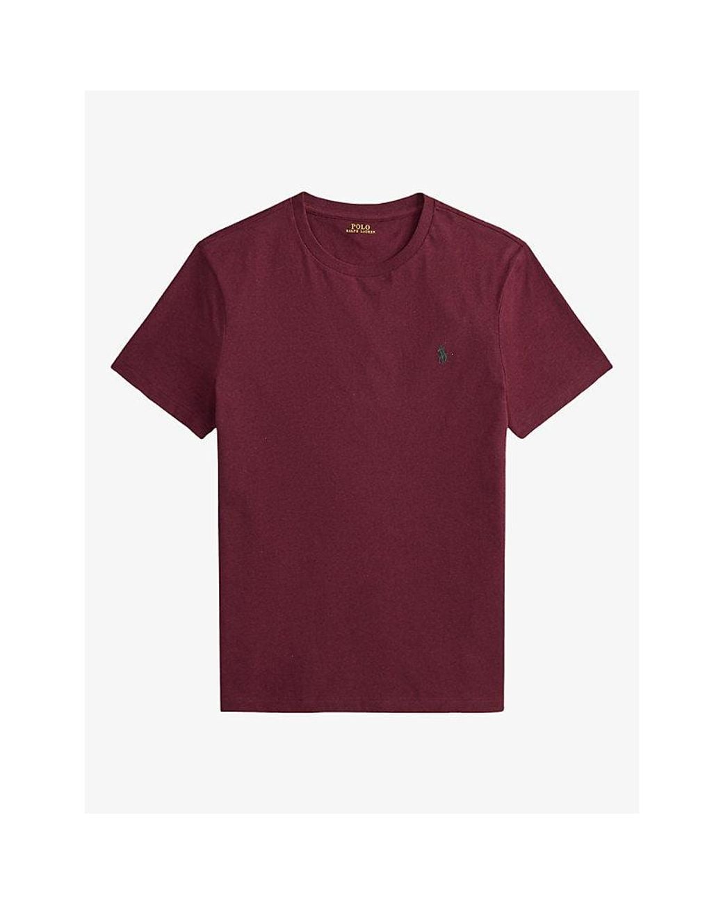 Polo Ralph Lauren Purple Classic Short-Sleeve Cotton-Jersey T-Shirt for men