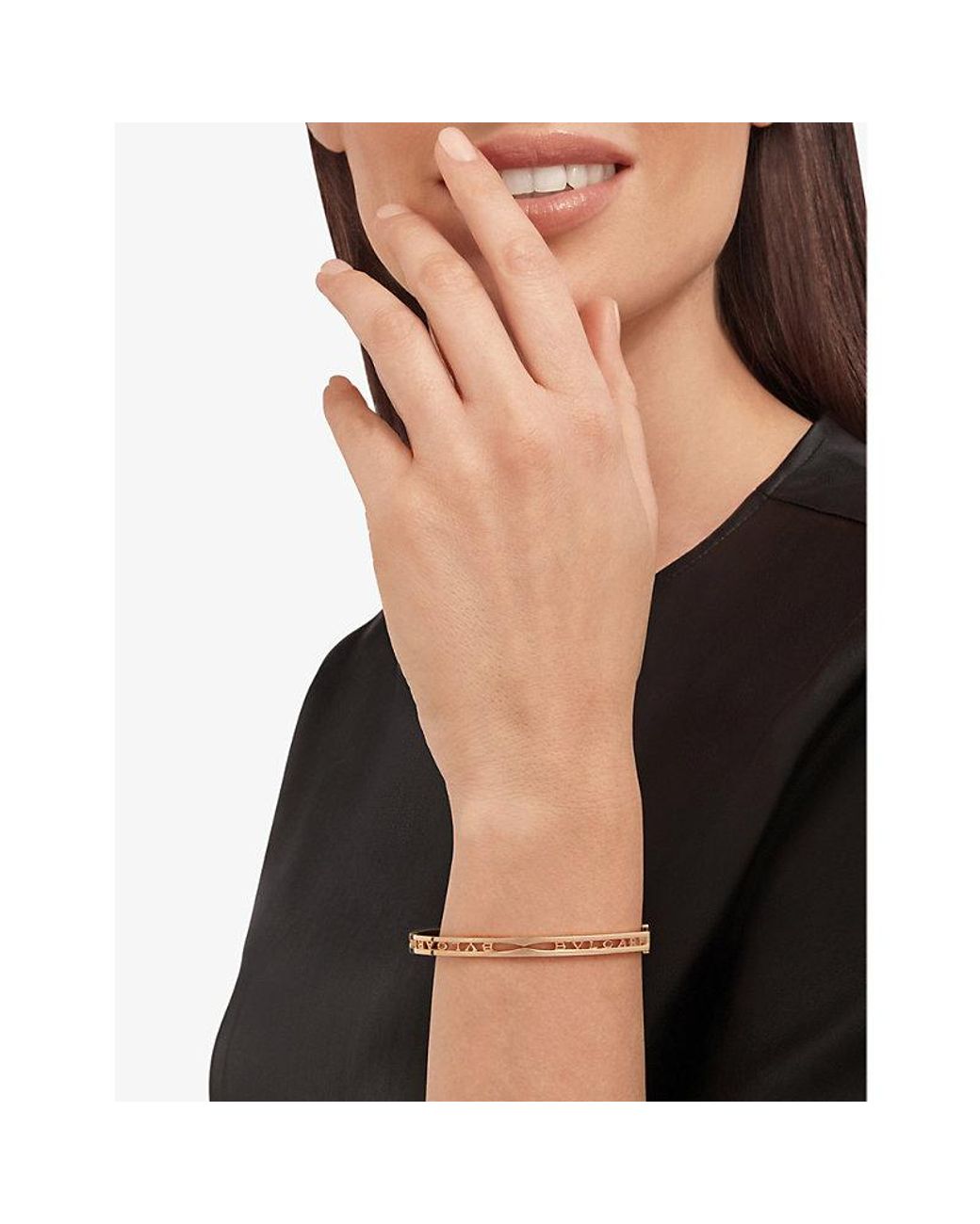 BVLGARI Natural B.Zero1 18Ct Rose- Bangle Bracelet