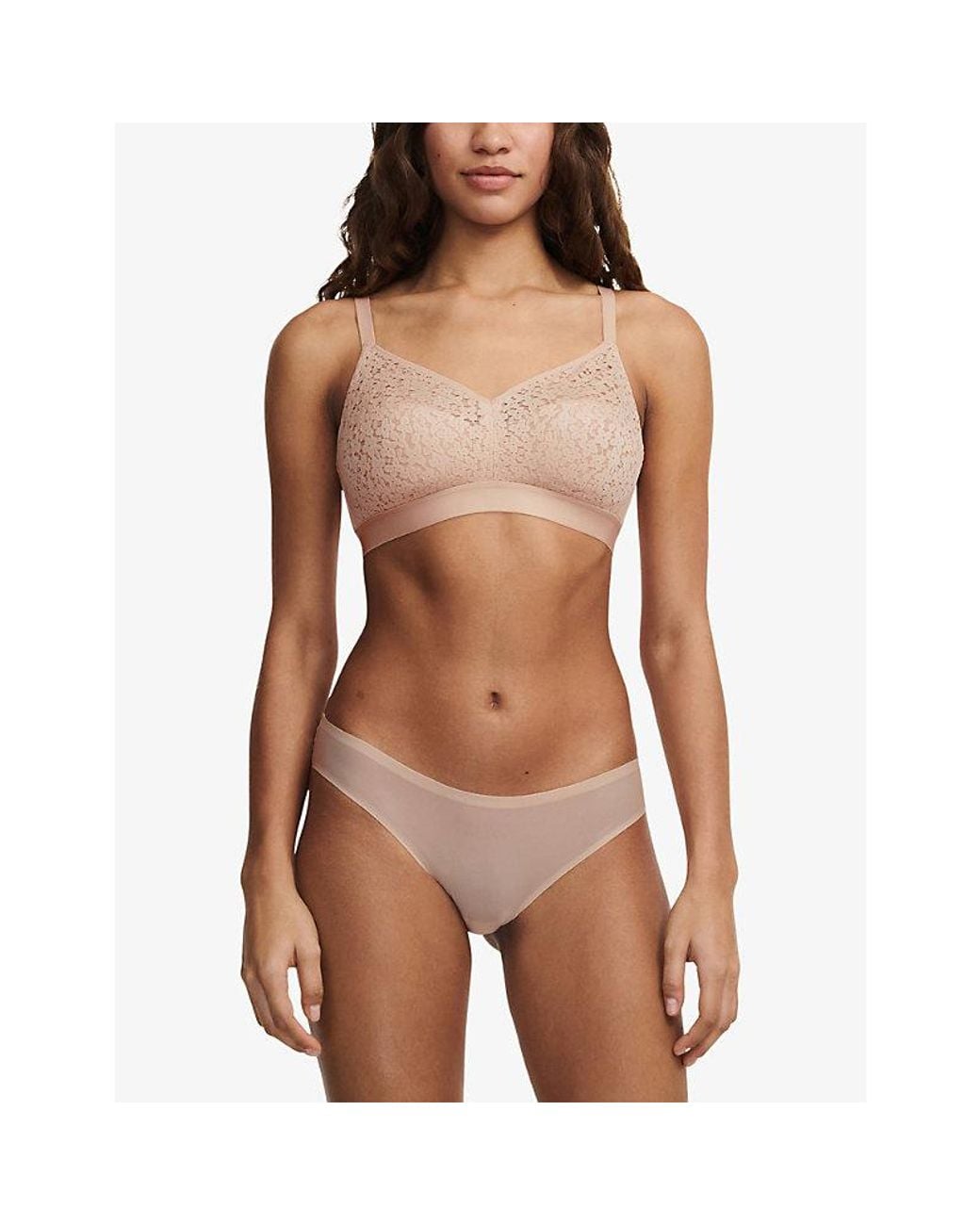 Chantelle White Norah Comfort Non-Wired Support Bra
