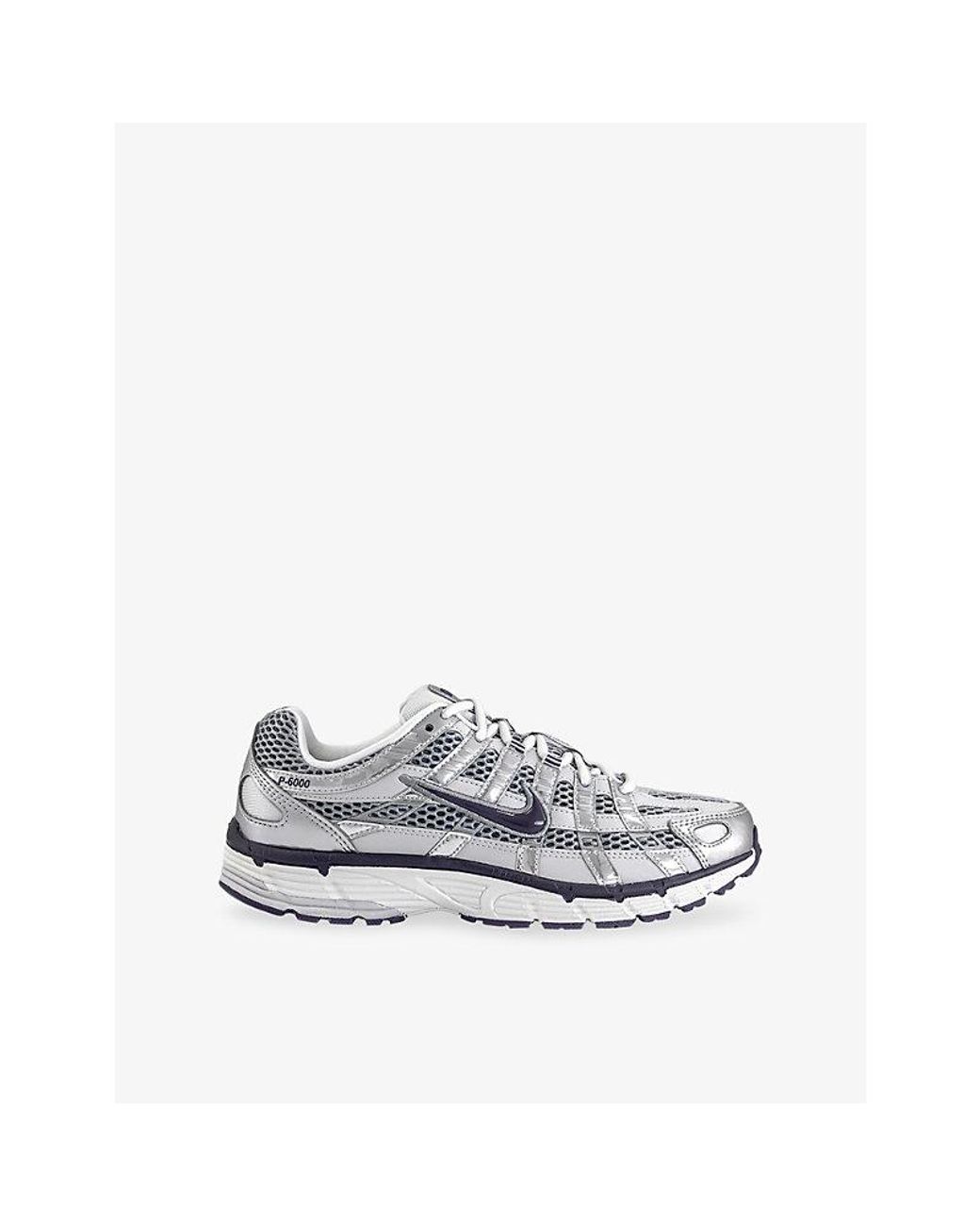 Nike White P-6000 Woven Trainers