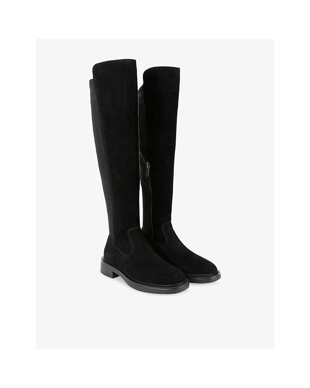 Carvela Kurt Geiger Black Faenza Suede Over-The-Knee Boots