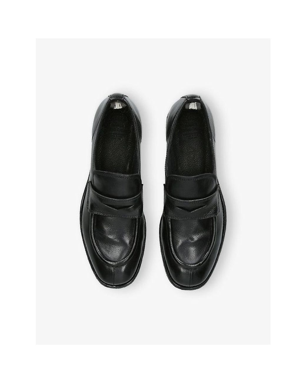 Officine Creative Black Kalliopi Leather Loafers