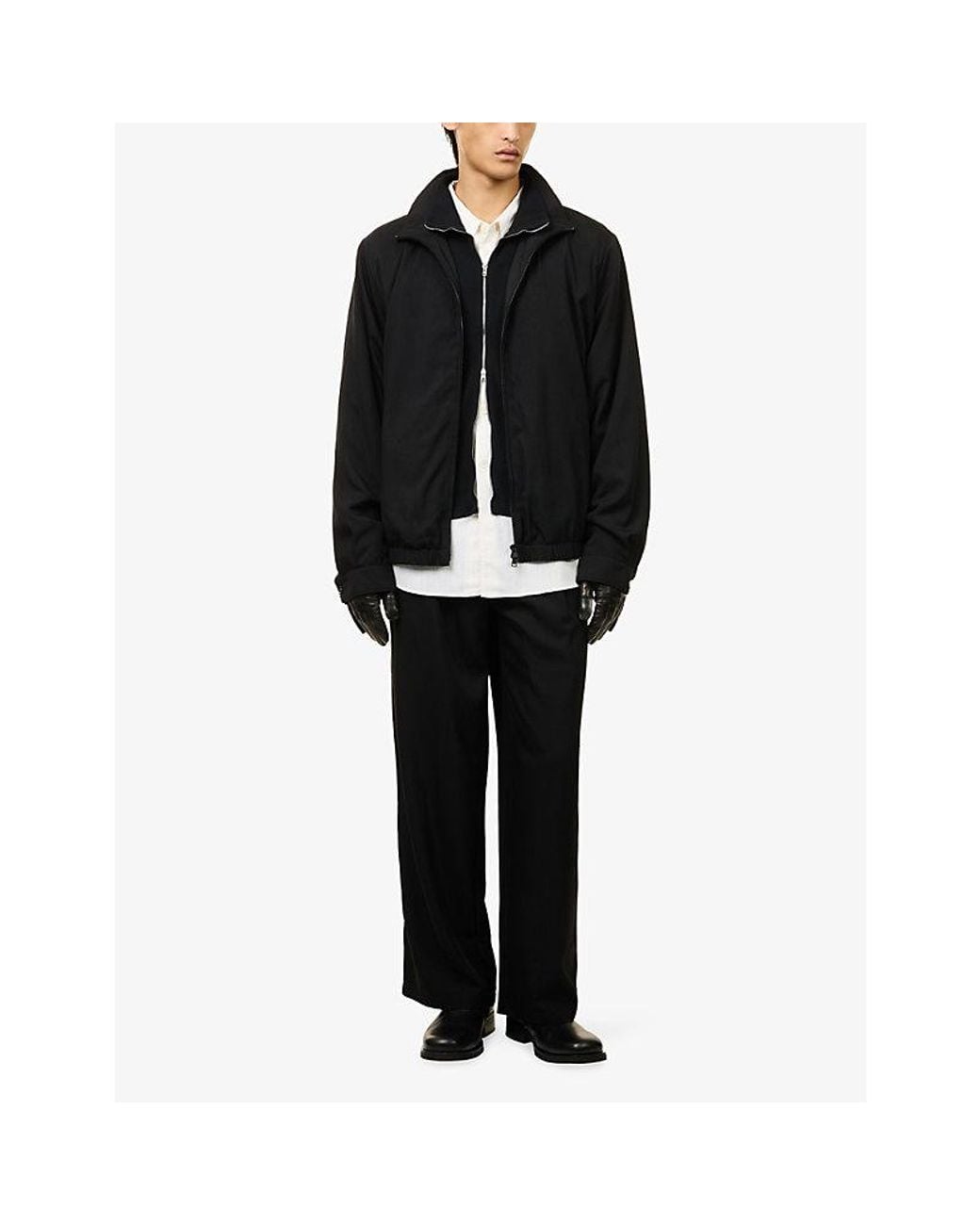 Our Legacy Black Casino Welt-Pocket Woven Jacket for men