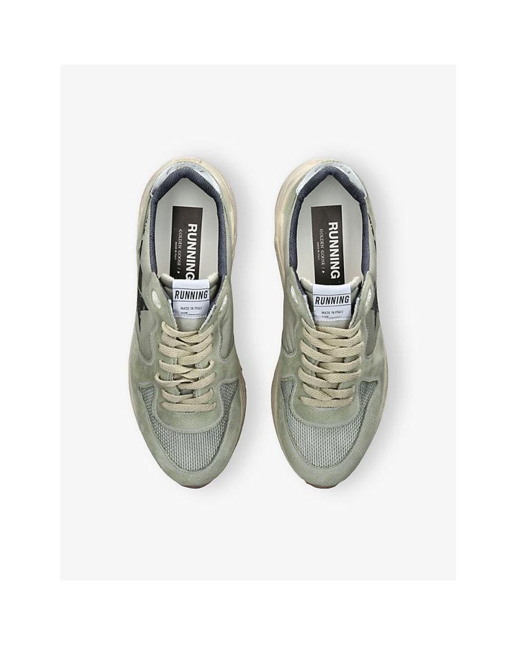 Golden Goose Deluxe Brand White Running Sole 35947 Leather And Suede Trainers for men
