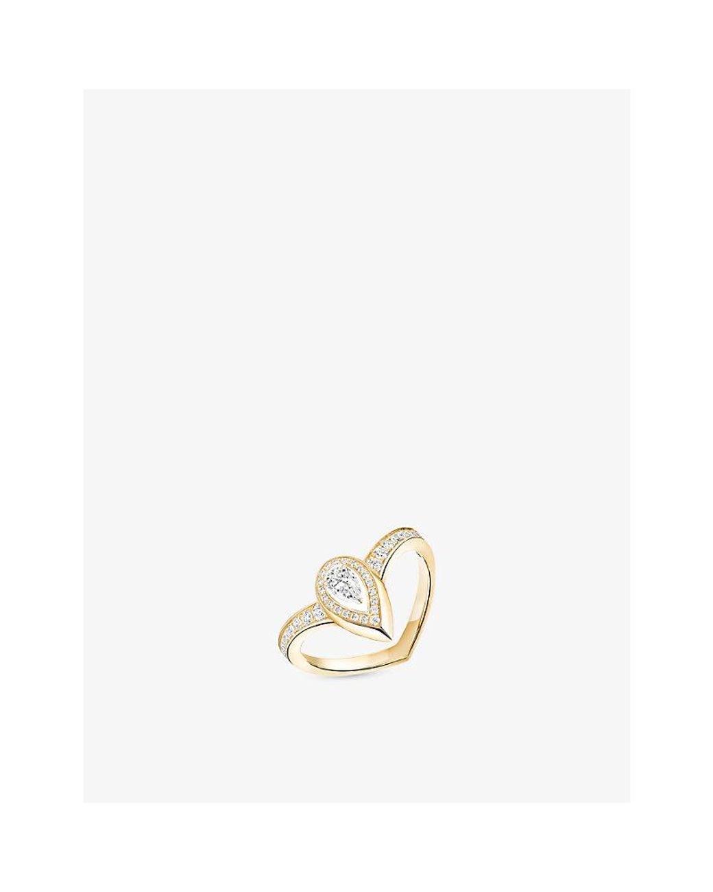 Messika Metallic Fiery 0.10Ct 18Ct And 0.35Ct Diamond Ring