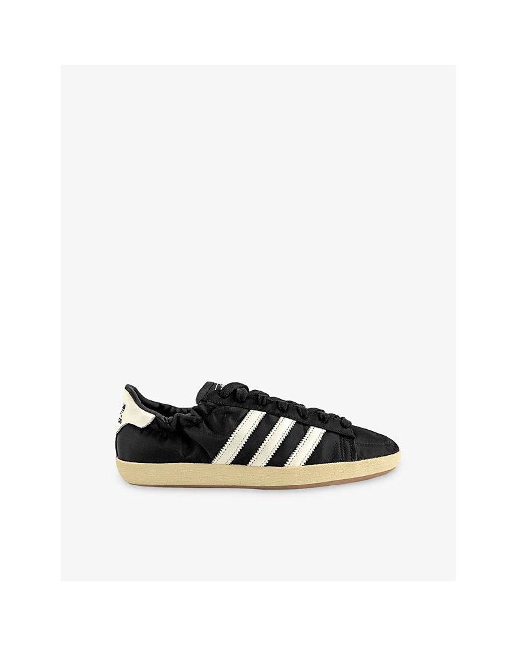 Adidas Black Jabbar Lo Leather Trainers