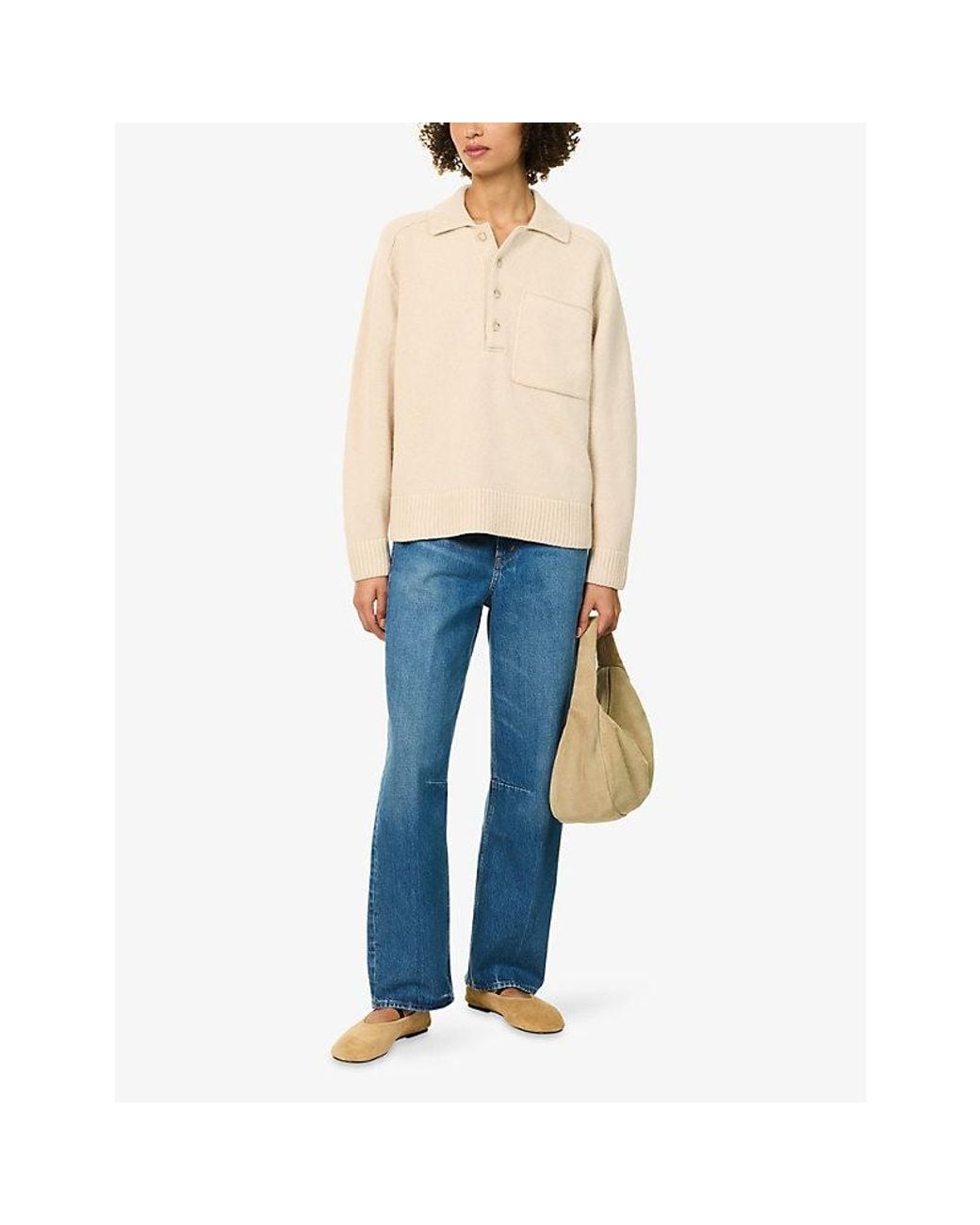 Citizens of Humanity Blue Miro Straight-Leg Denim Jeans