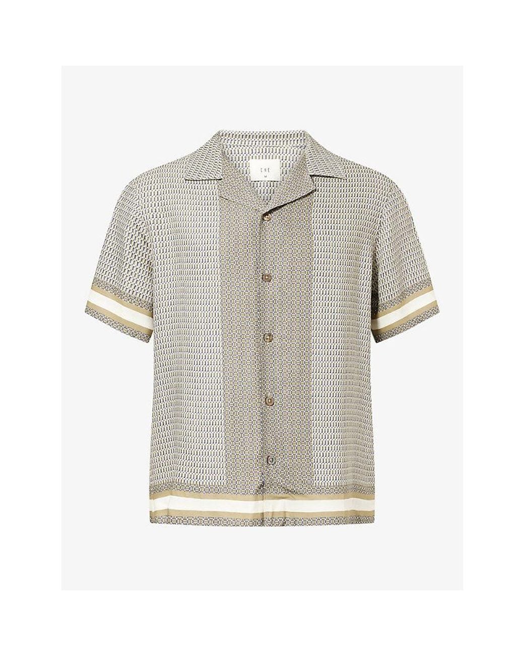 CHE Gray Berkeley Printed Woven Shirt for men