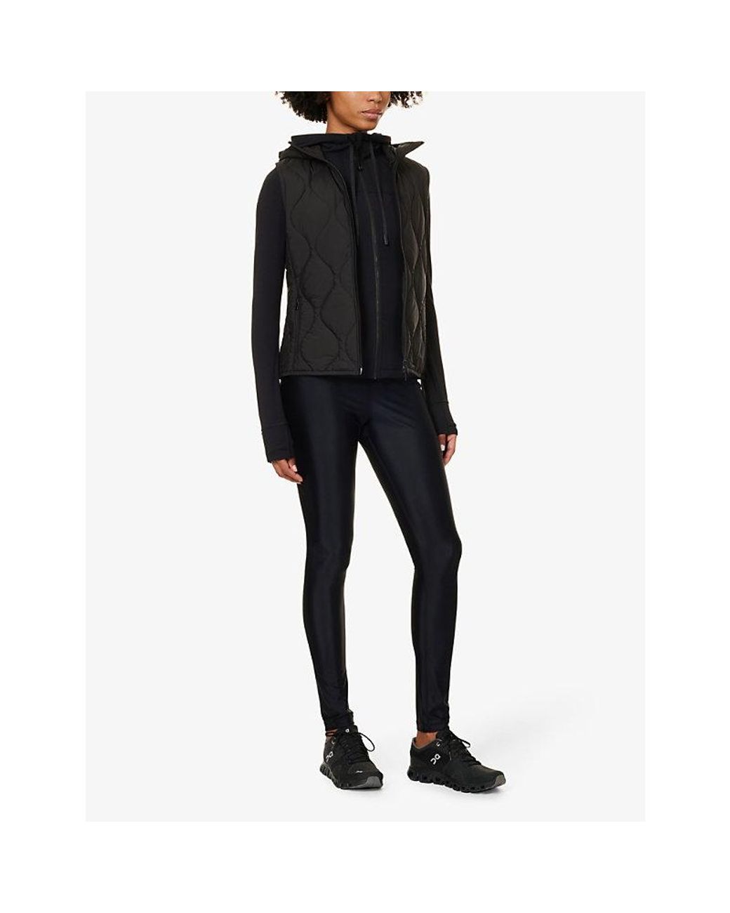 lululemon athletica Black Define High-Neck Stretch-Jersey Jacket