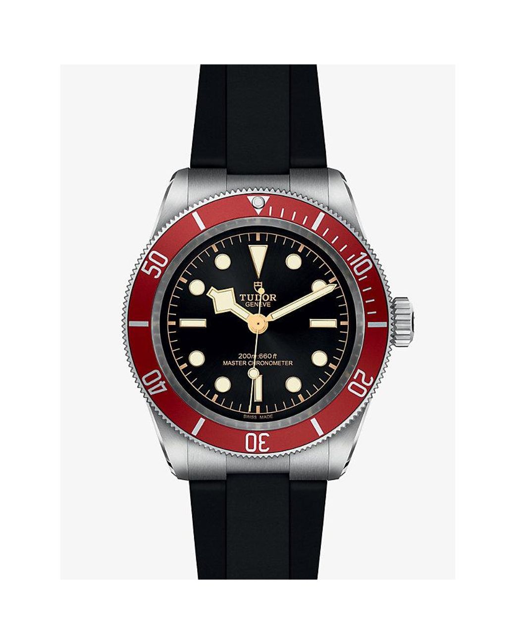 Tudor Red Bay Stainless-Steel Automatic Watch 41Mm for men