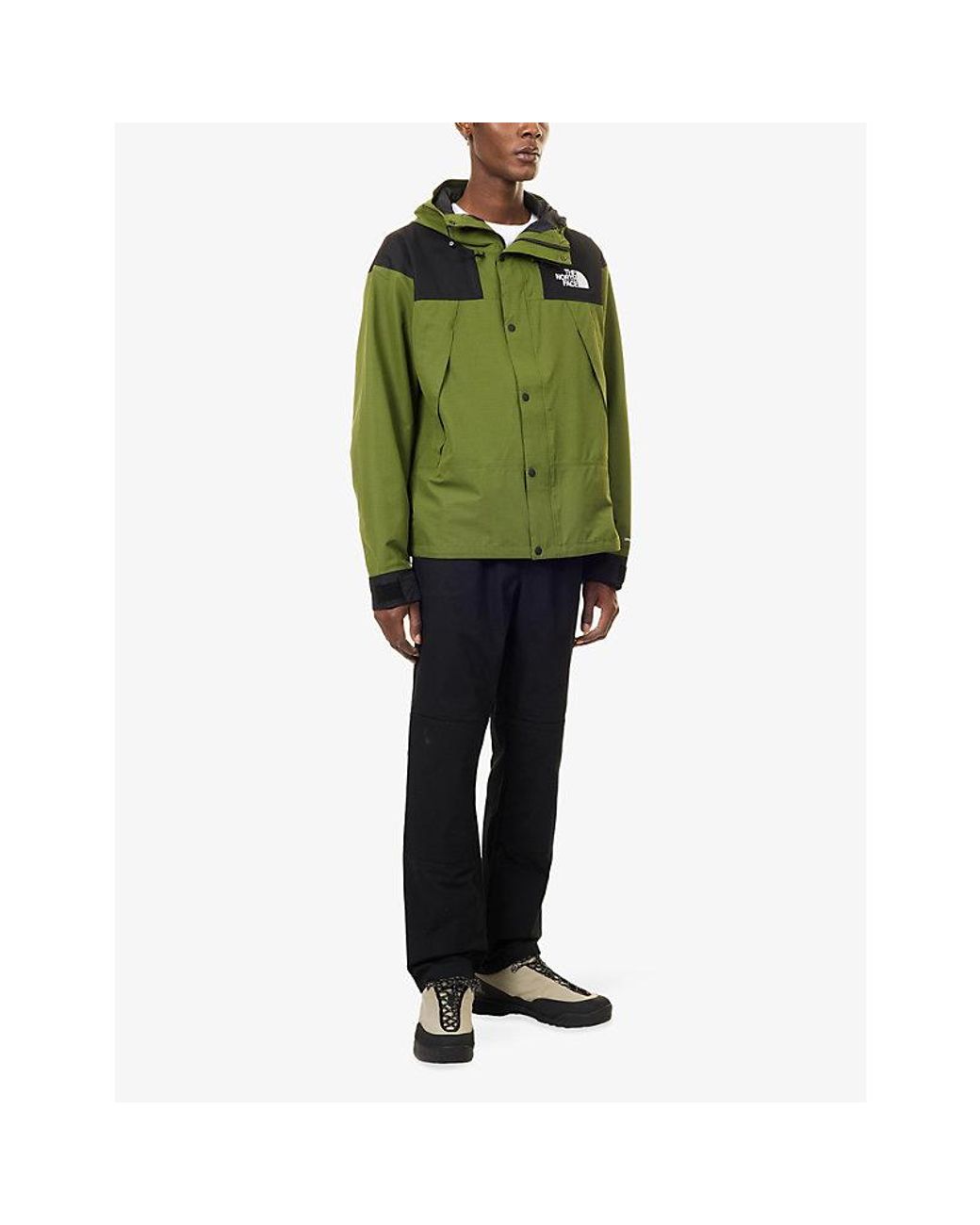 The North Face Green Dryvent Mono Woven Mountain Jacket for men