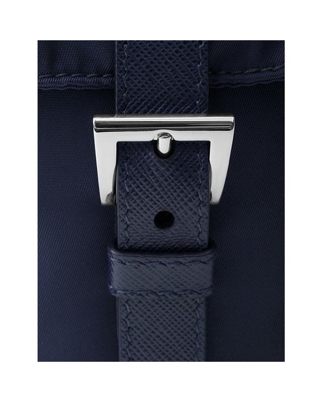 Prada Blue Re-Nylon Small Recycled-Nylon Backpack