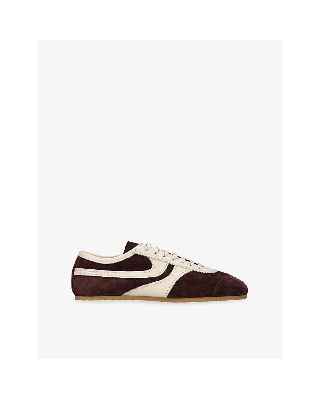 Dries Van Noten Brown Dustin Suede Trainers for men