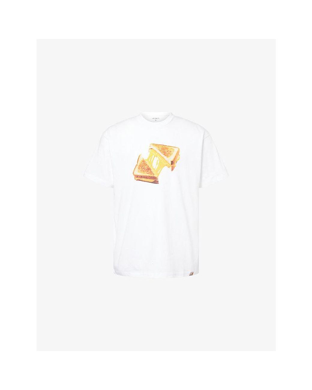 Carhartt White Cheese Toast Short-Sleeve Cotton T-Shirt for men