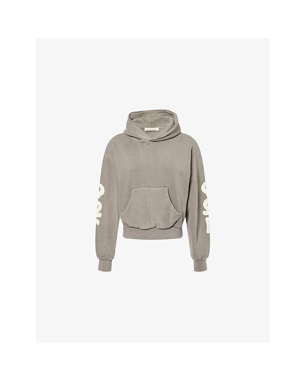 Fear Of God Gray 90S Classic-Fit Cotton-Fleece Hoody