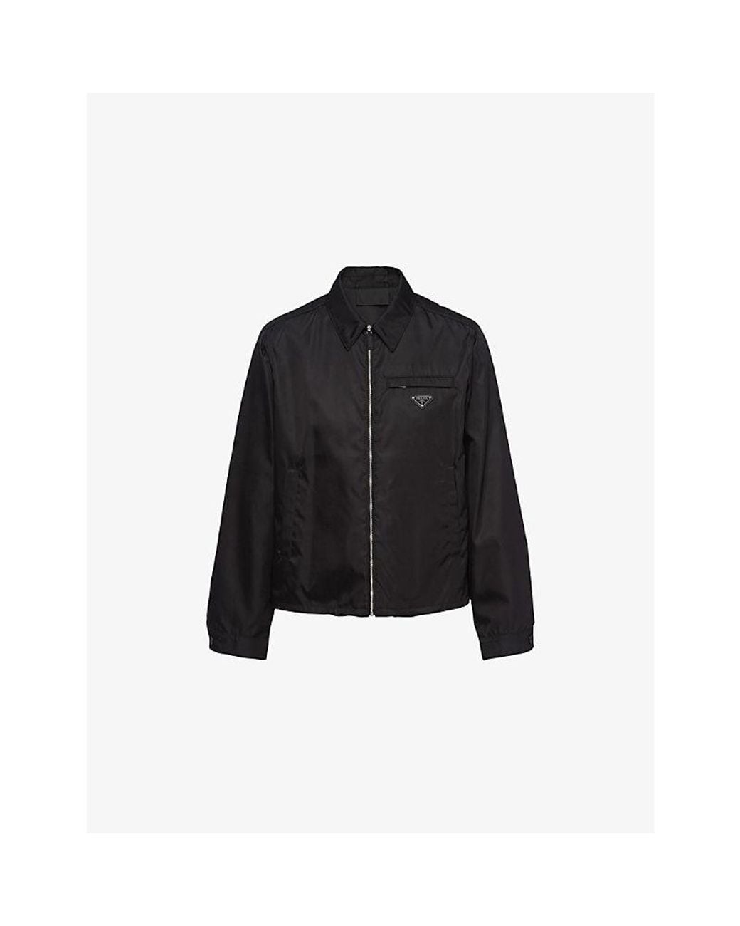 Prada Black Re-Nylon Blouson Jacket for men