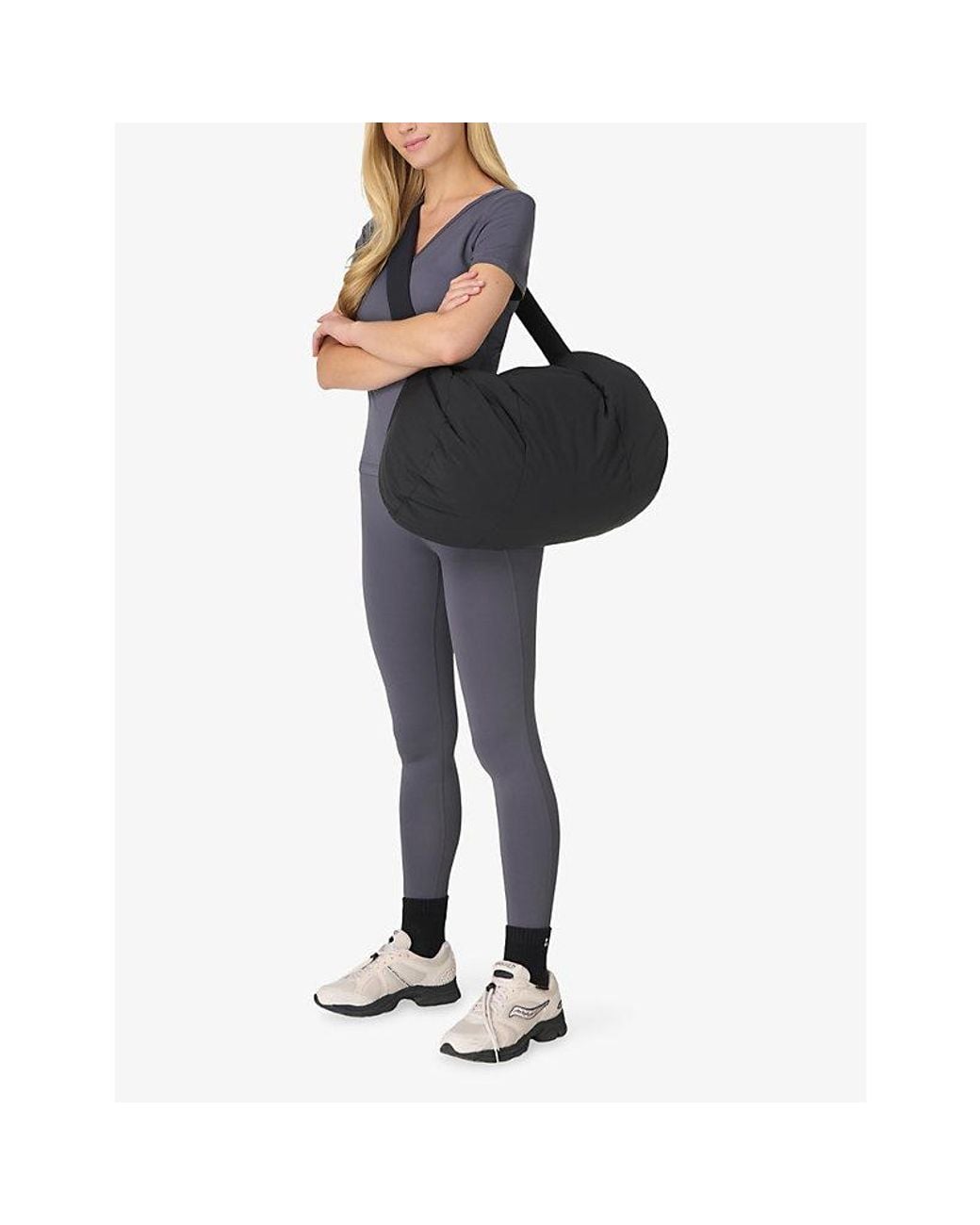 Sweaty Betty Black Nimbus Cloud Duffel Bag