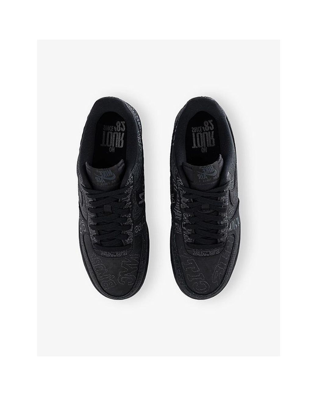 Nike Blue Air Force 1 Leather Trainers for men