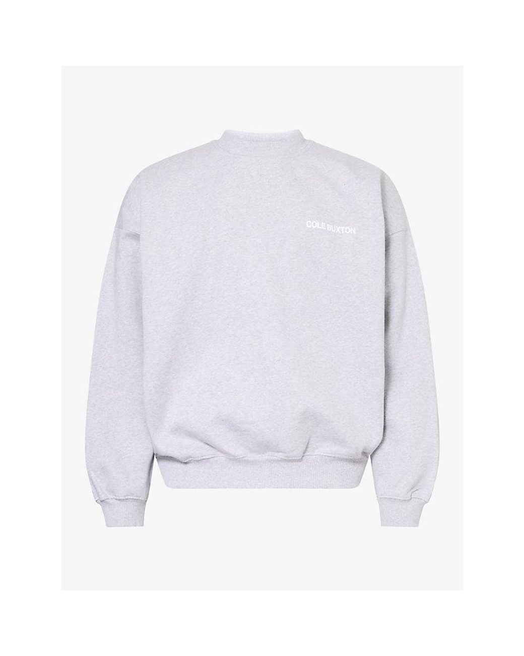 Cole Buxton White Cb Sportswear Cotton-Jersey Sweatshirt for men