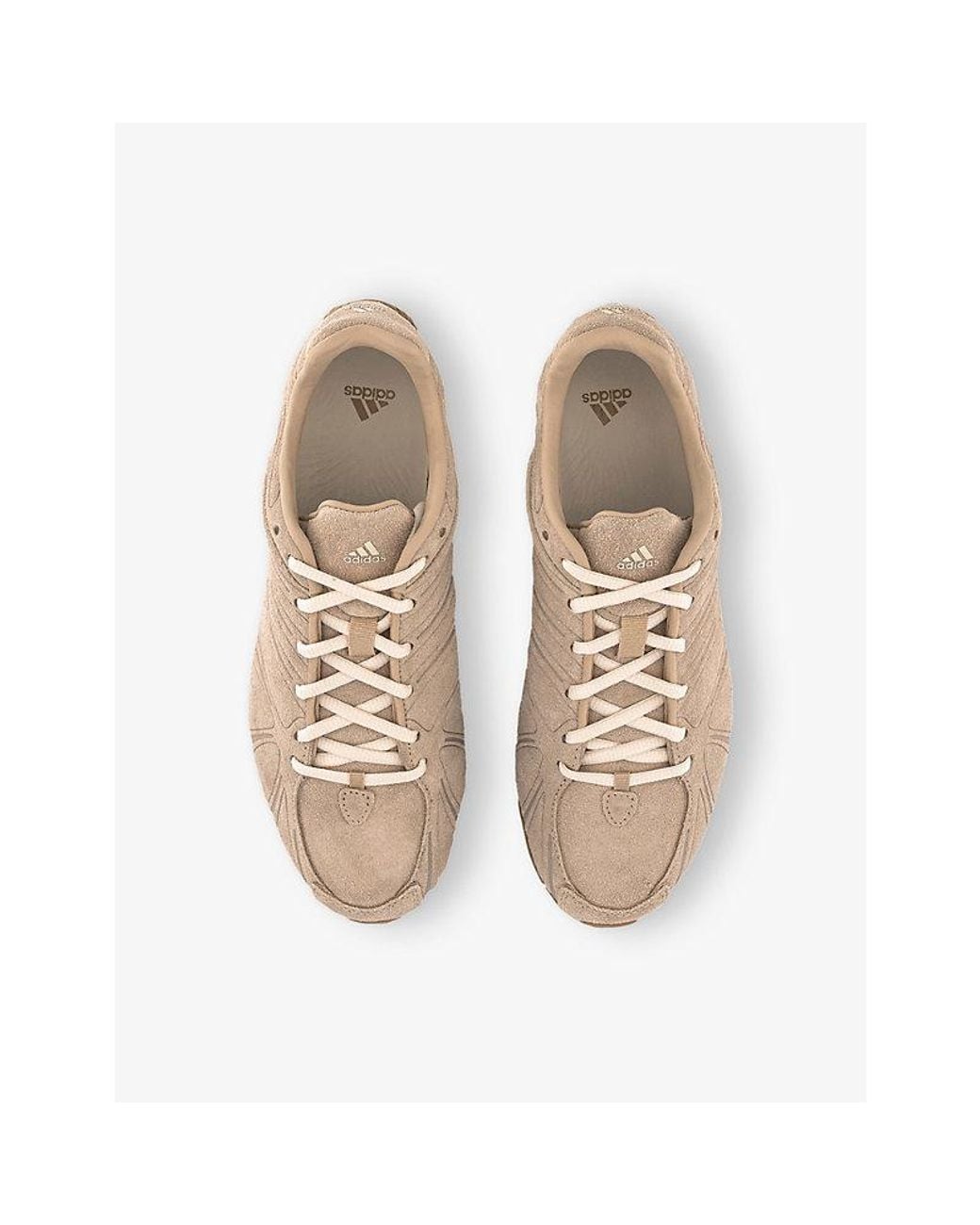 Adidas Natural Ghost Sprint Suede Low-Top Trainers