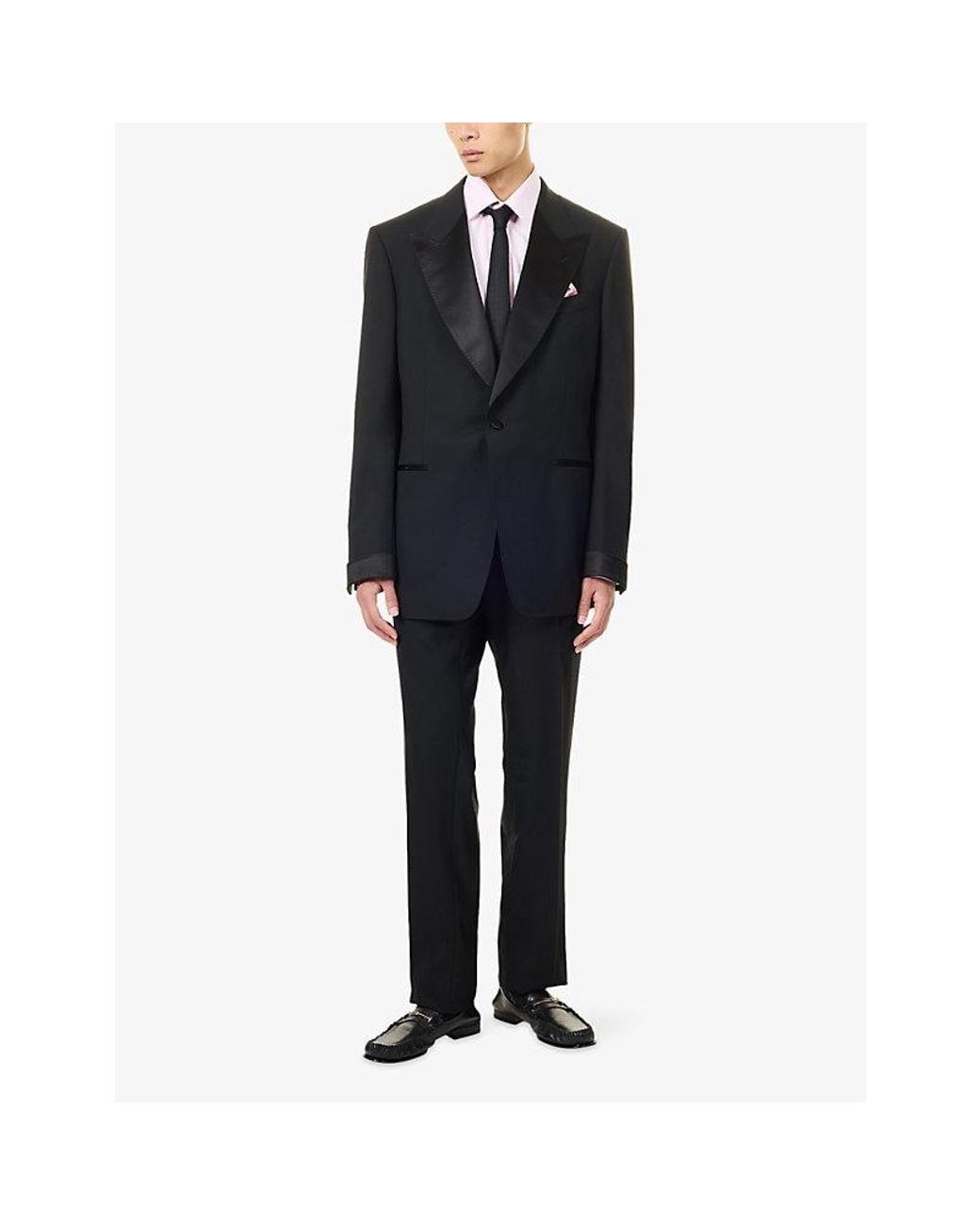 Tom Ford Pink Slim Fit Cotton-Poplin Shirt for men