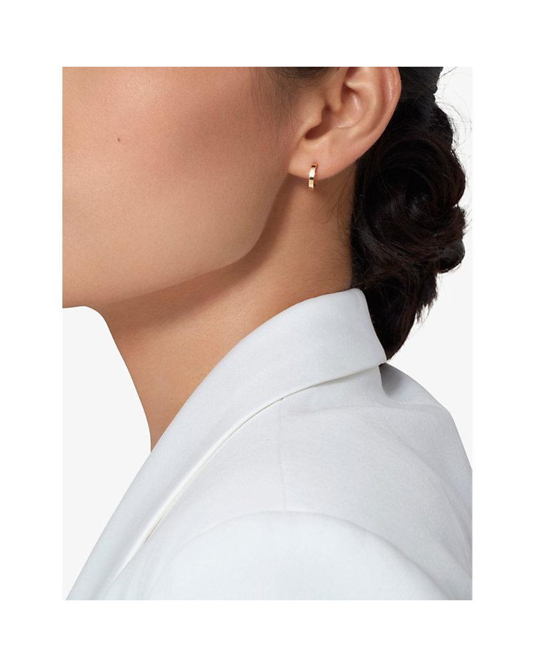 Cartier Metallic Love 18Ct- Single Hoop Earring