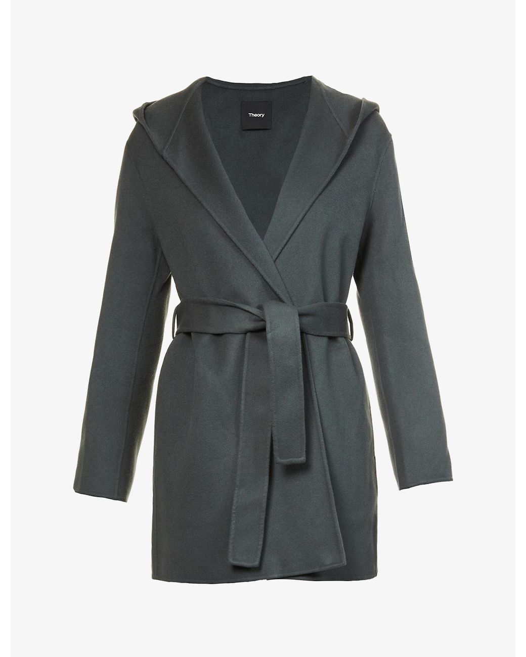 Theory cashmere wrap clearance coat