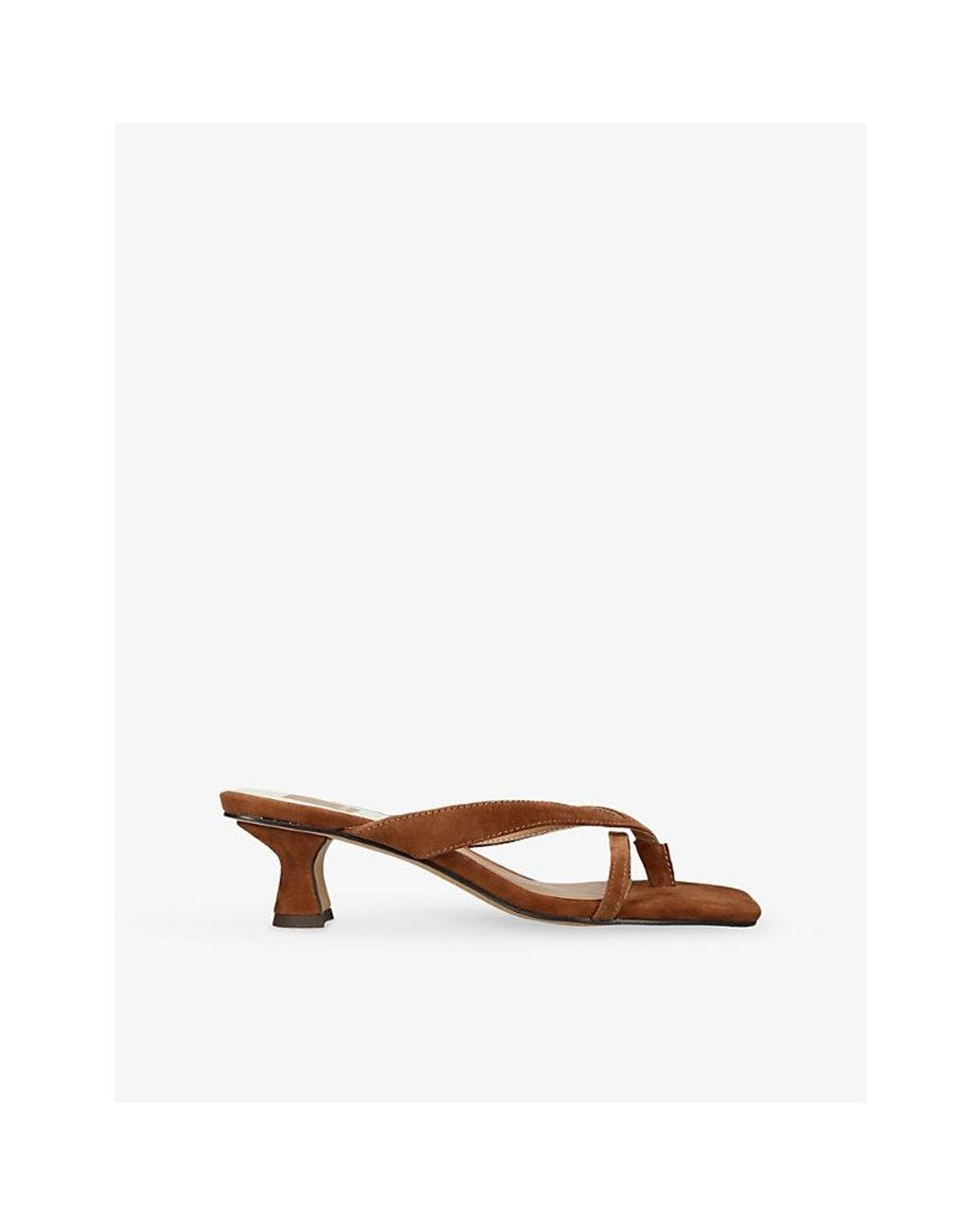 Dolce Vita Brown Brevel Suede Heeled Sandals