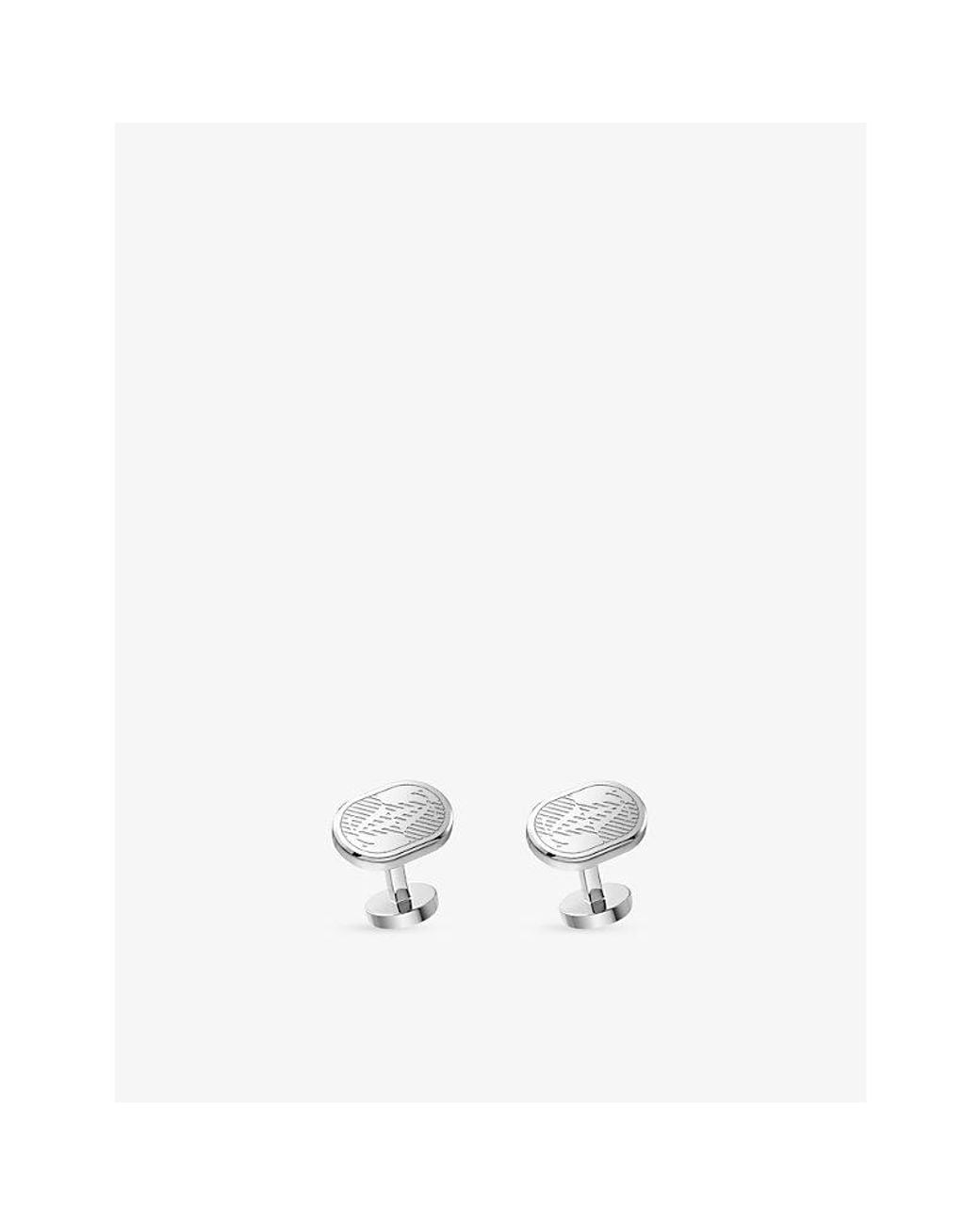Cartier White C De Sterling- Cufflinks for men
