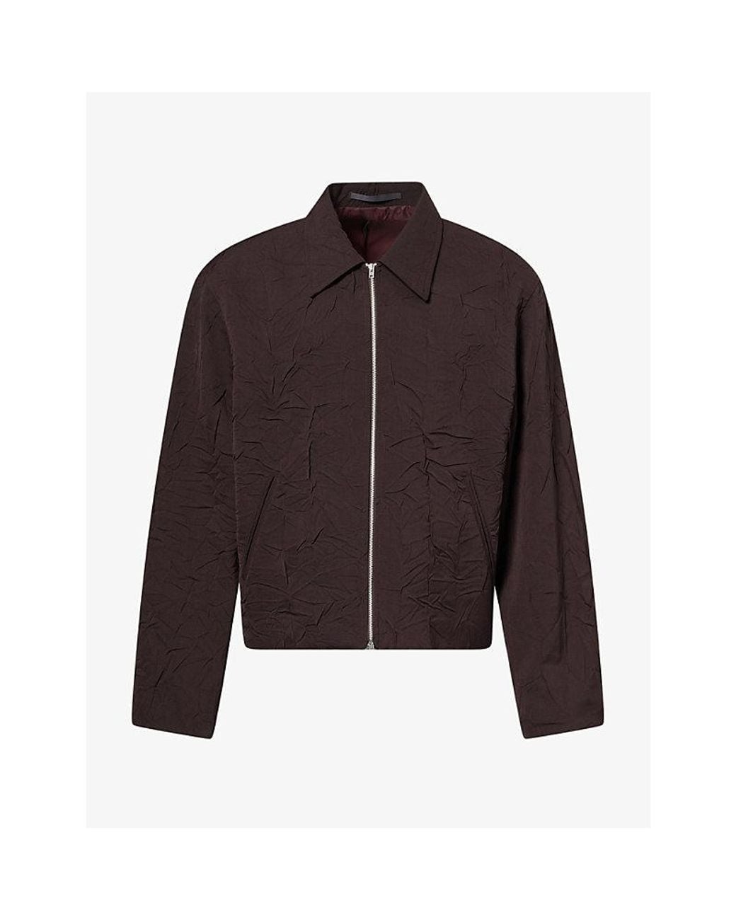 Our Legacy Purple Mini Imprint Wool Jacket for men