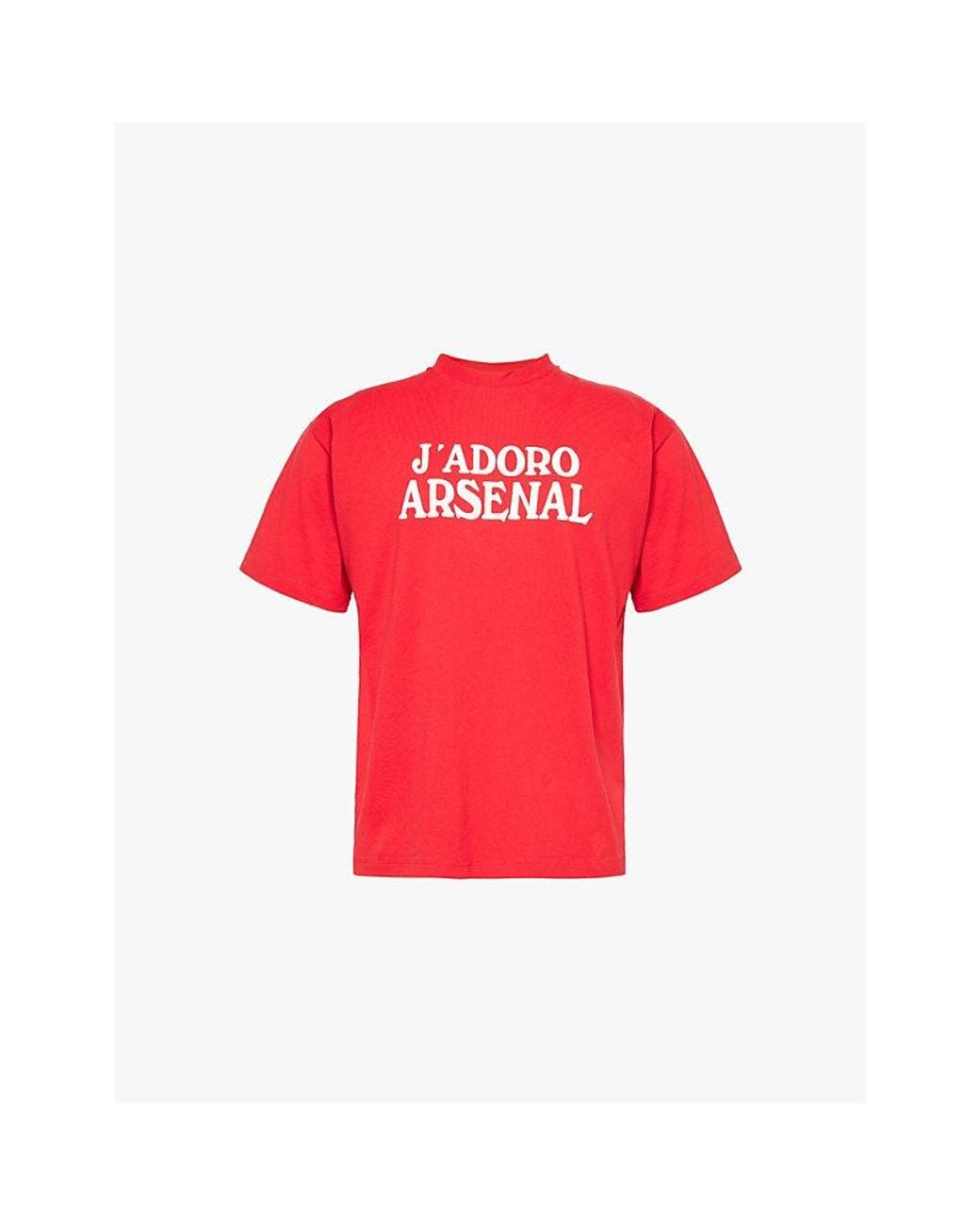 Arsenal X Aries J'Adoro SS Tee M レッド aries-Red-X-Arsenal-JAdoro-