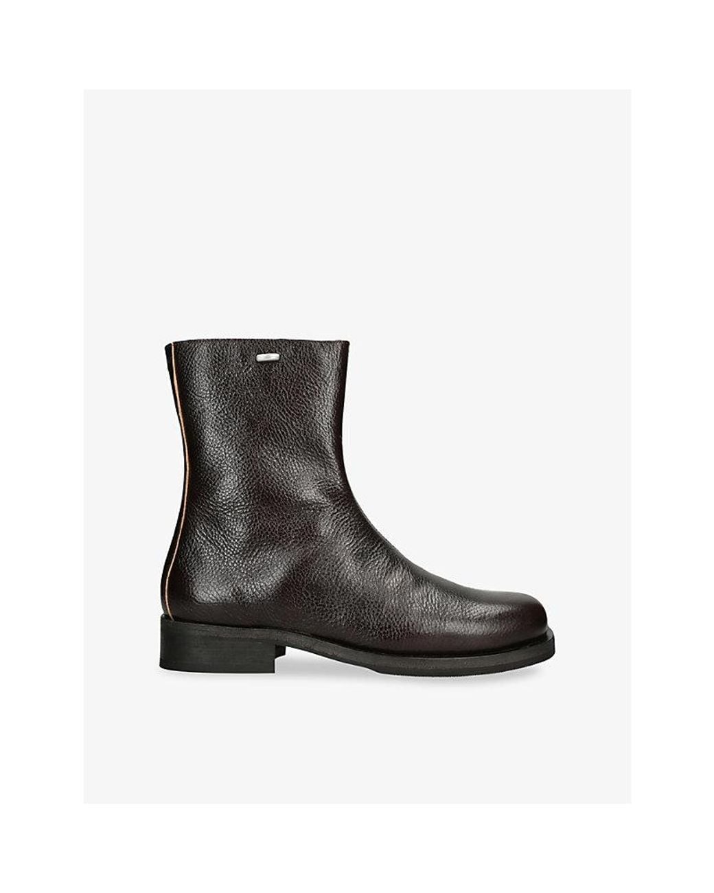 Our Legacy Black Camion Leather Ankle Boots for men