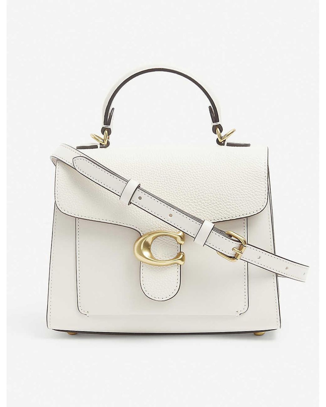 COACH Tabby Top Handle Bag 20 in White Lyst Australia